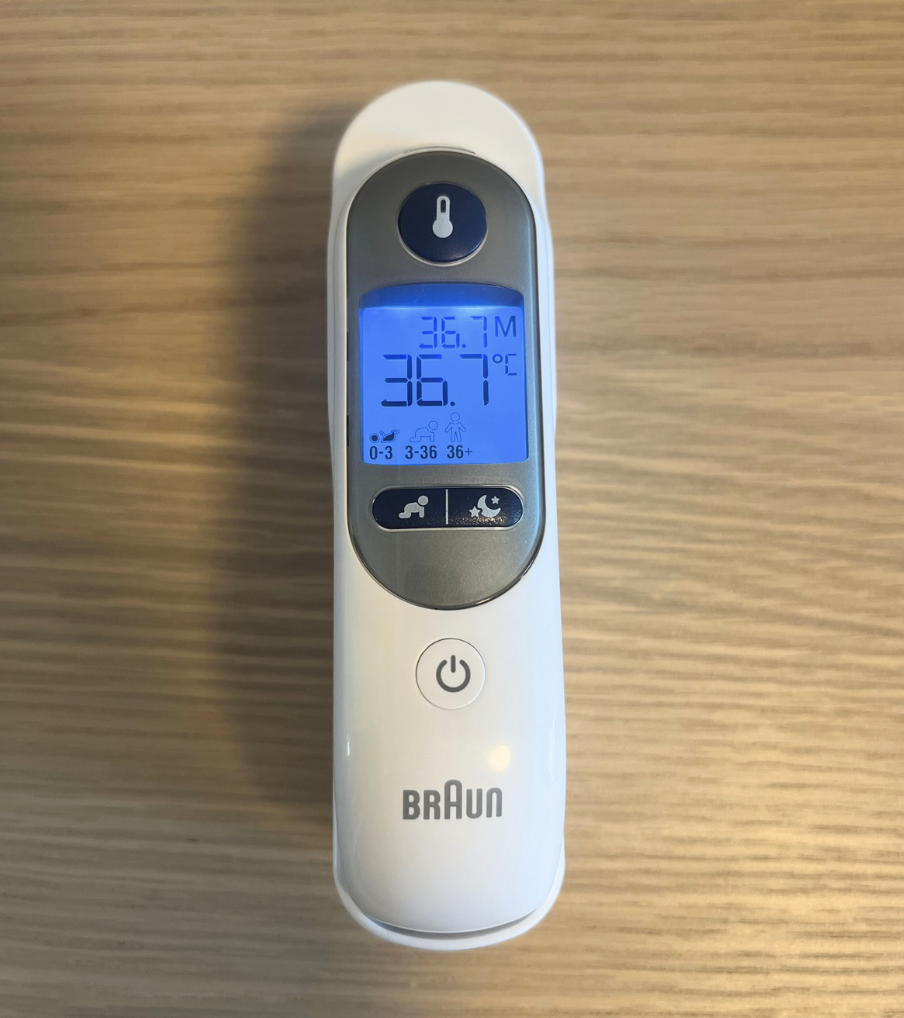 BRAUN Thermoscan 7+ øretermometer febermåler test